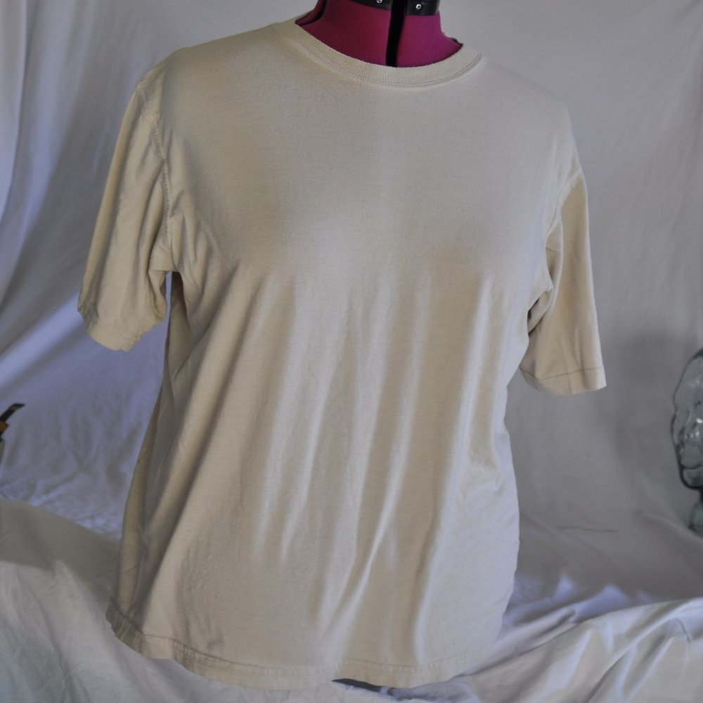 Men's Solid Neiman Marcus Italy Large Crewneck Tee